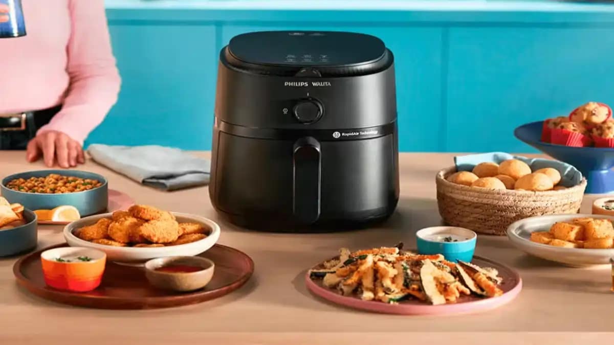 Air Fryer, de várias marcas, para preparo de diversas receitas rápidas no blog Conversa Pronta.