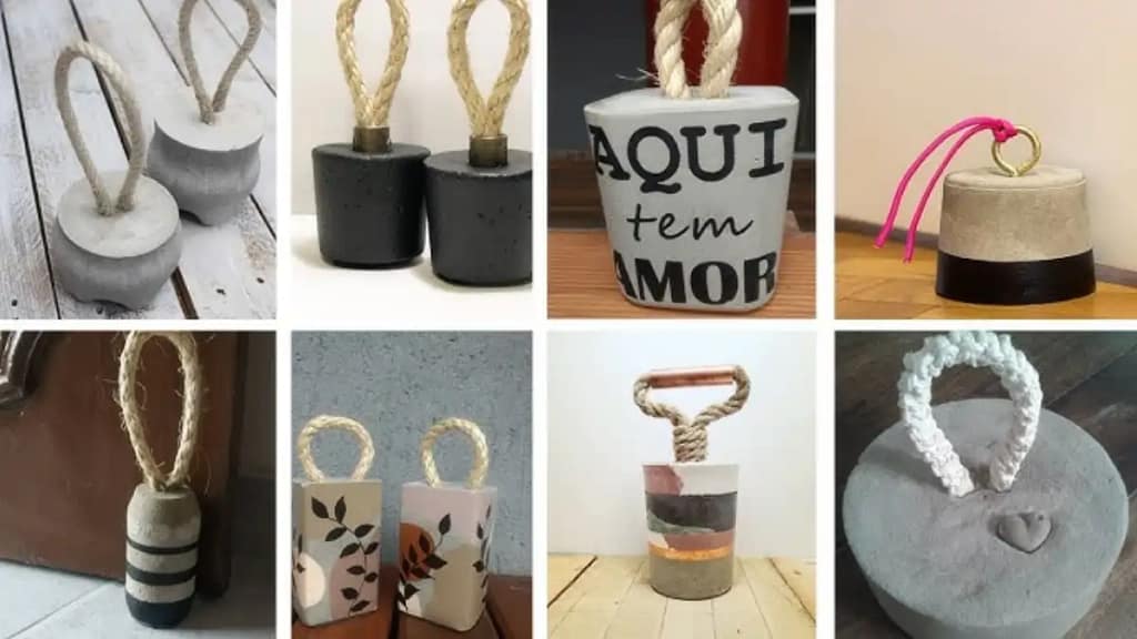 Peso de porta de cimento - passo a passo