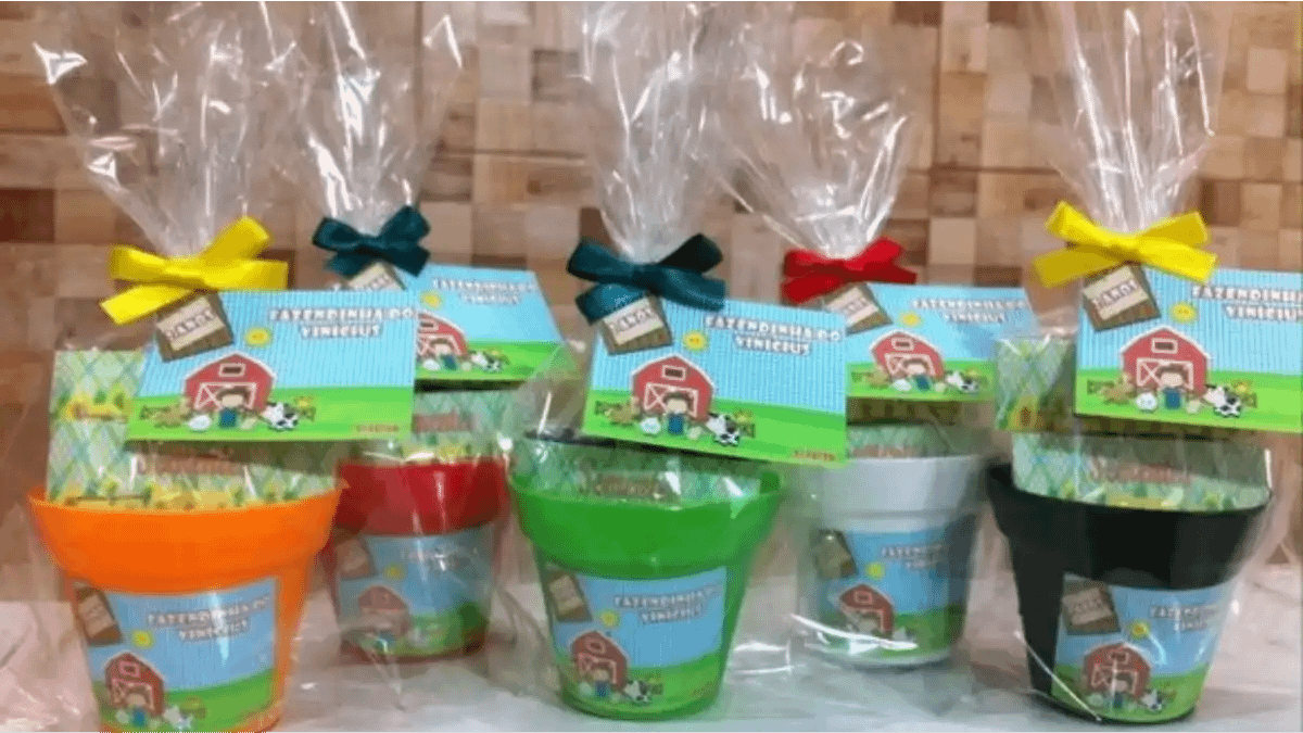 Embalagens personalizadas para festas de criança