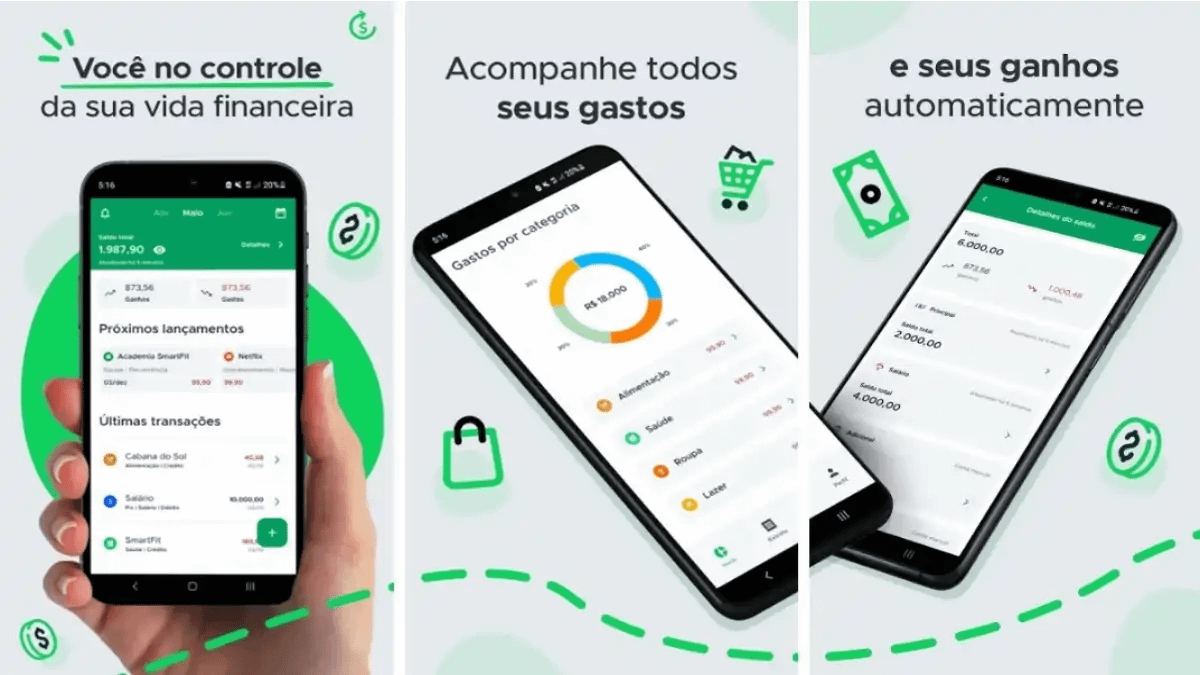 mulher nos apps de organização financeira no blog Conversa Pronta